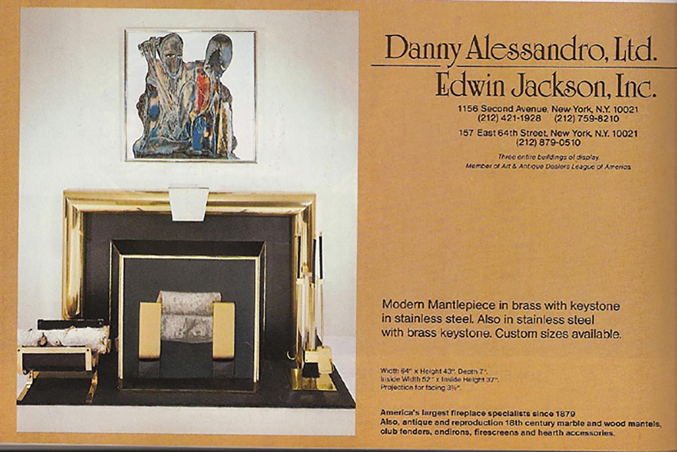 Late 20th Century Danny Alessandro Fireplace Tool Set In Brazilian Rosewood and Chrome 1980s