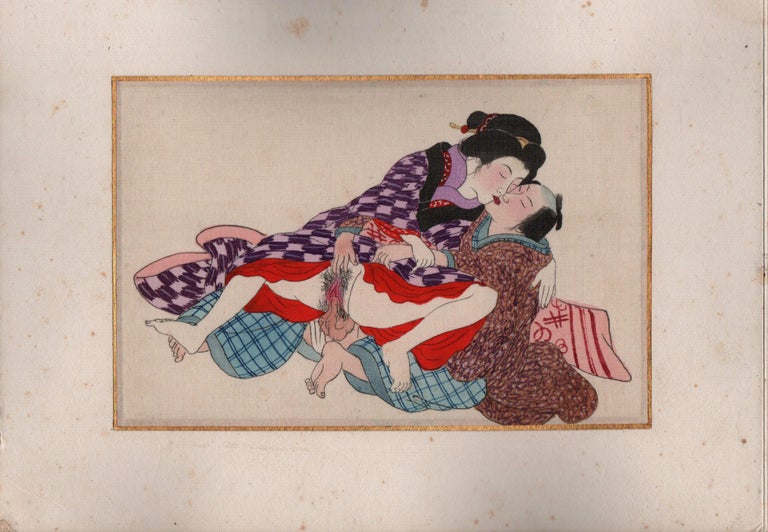 Shunga erotic paintings