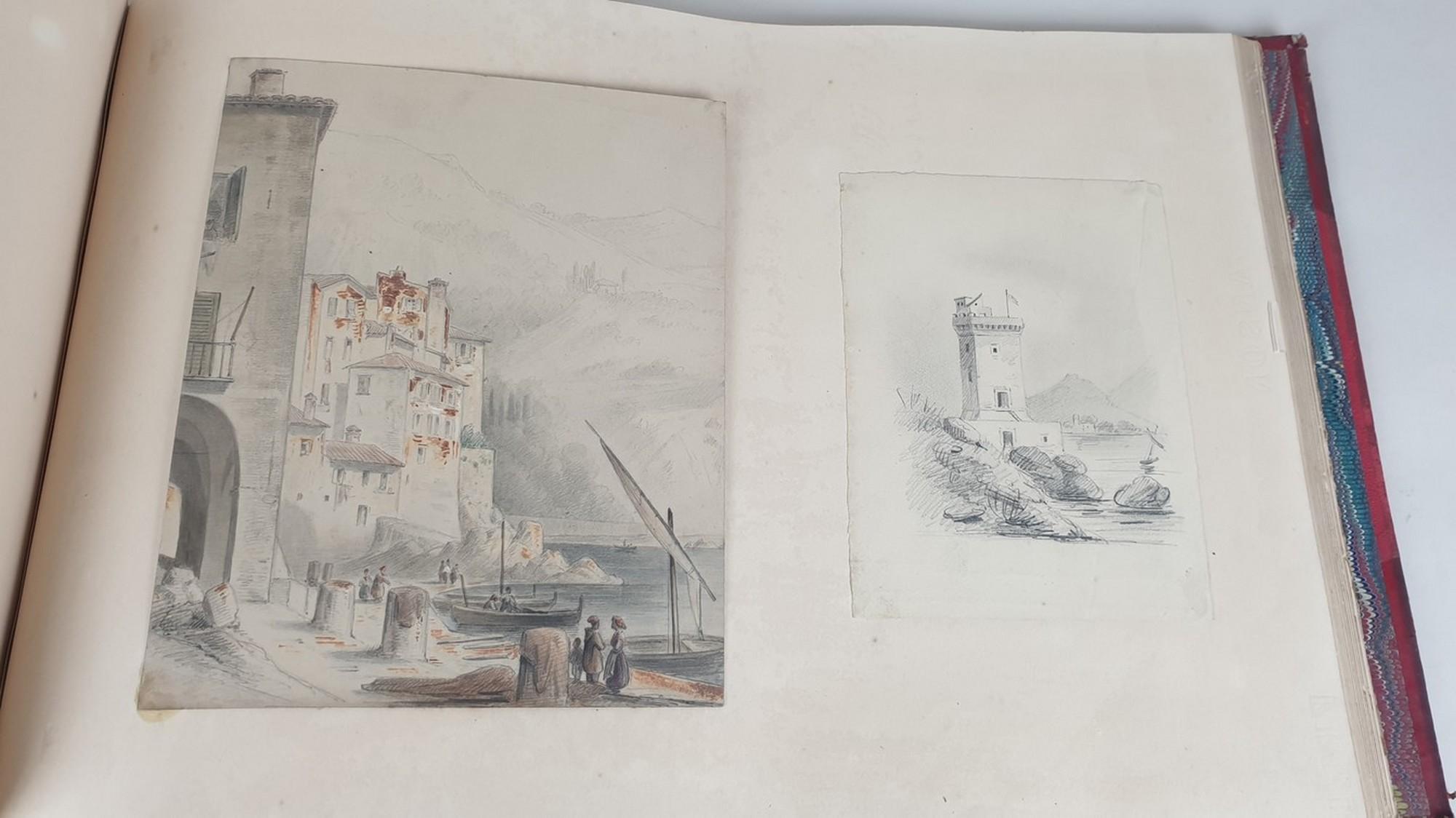 Album Of Travel Drawings, XIXth Century For Sale 3
