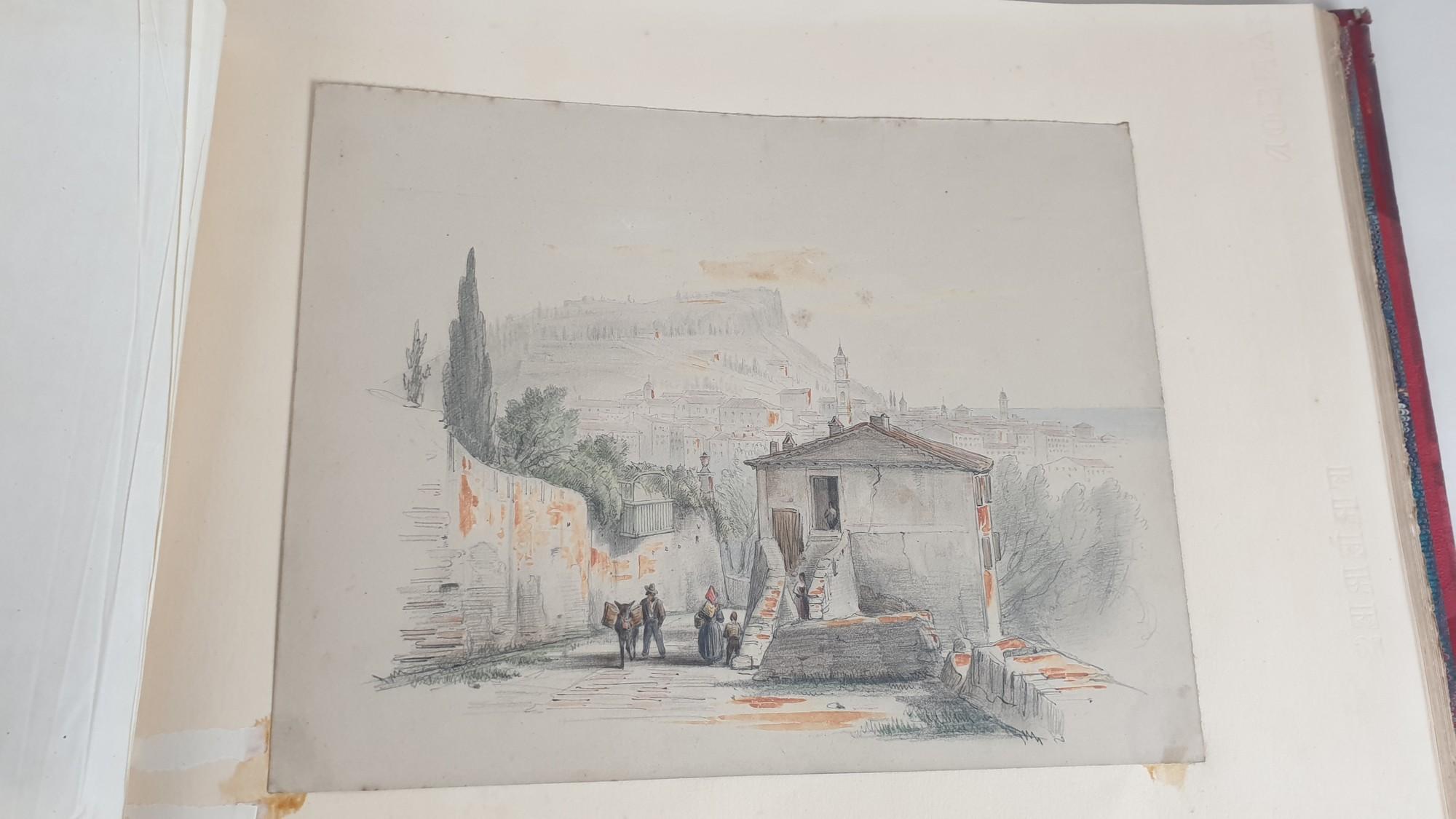 Album Of Travel Drawings, XIXth Century For Sale 2