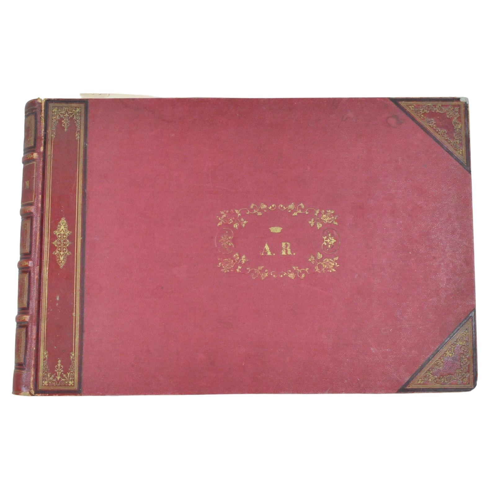 Album Of Travel Drawings, XIXth Century For Sale