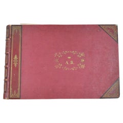 Used Album Of Travel Drawings, XIXth Century