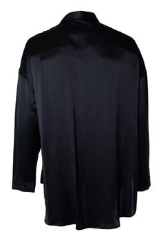 Albus Lumen, black silk shirt