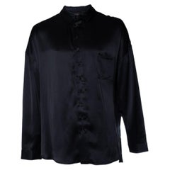 Albus Lumen, black silk shirt