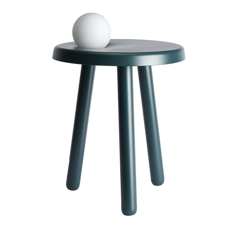 Alby Green Side Table with Light by Mason Editions For Sale at 1stDibs