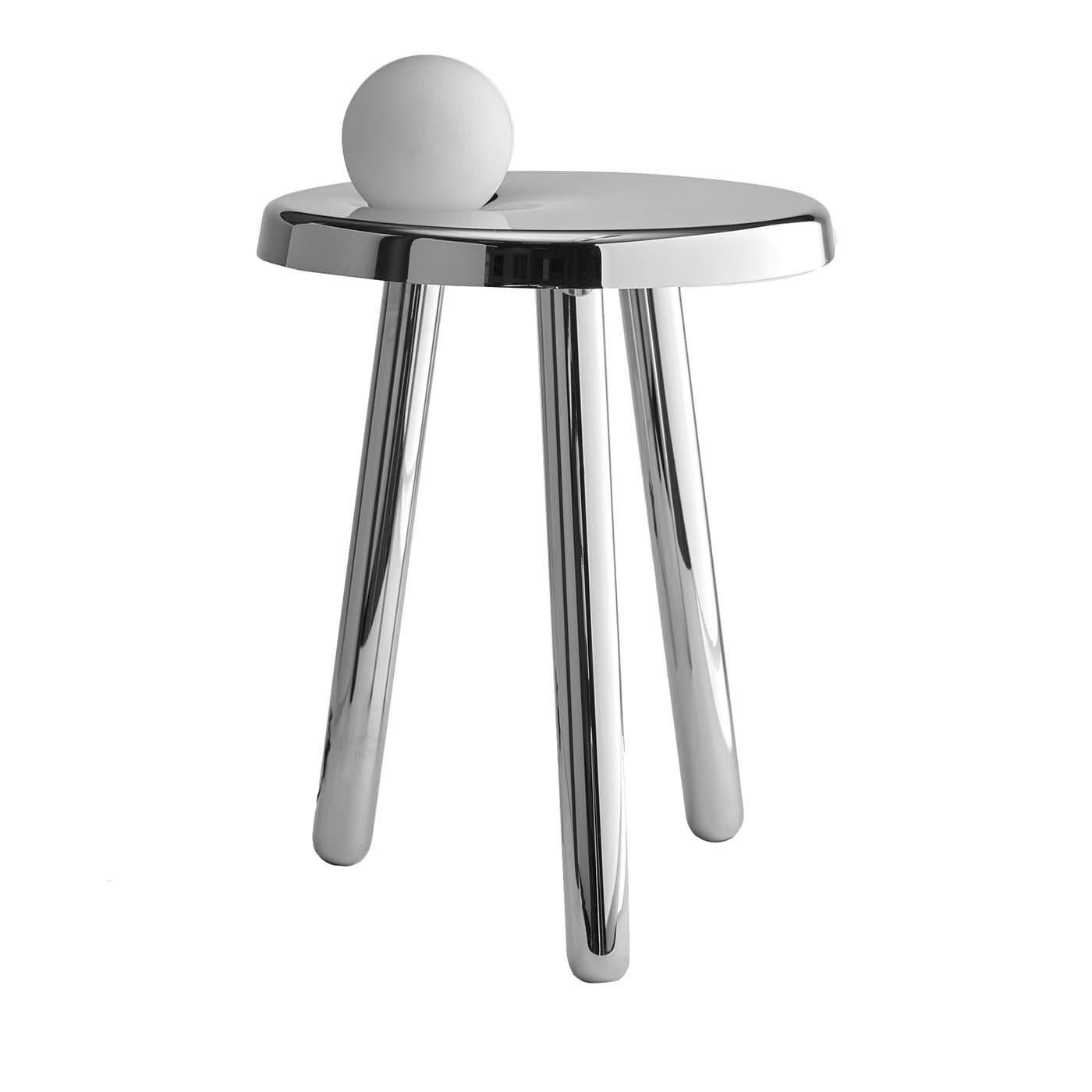 Modern Alby Side Table with Light by Mason Editions For Sale