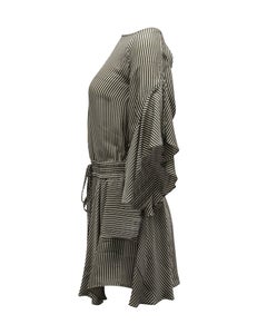 Gestreiftes Kleid „Cannon“ von ALC aus mehrfarbiger Seide