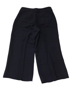 A.L.C. Madeleine Buckle High-Waist Trouser in Black Viscose