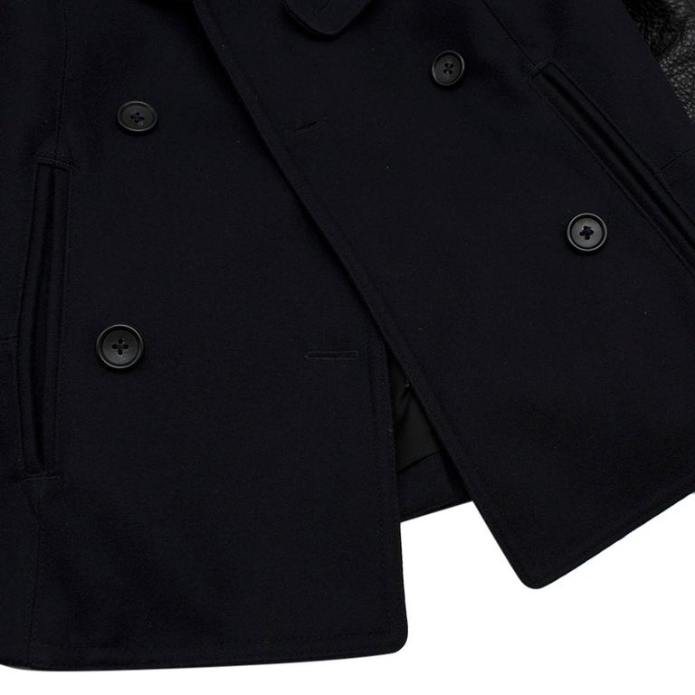 HAVER SACK Size M Navy Wool Polyester Single Breasted Jacket main image 0