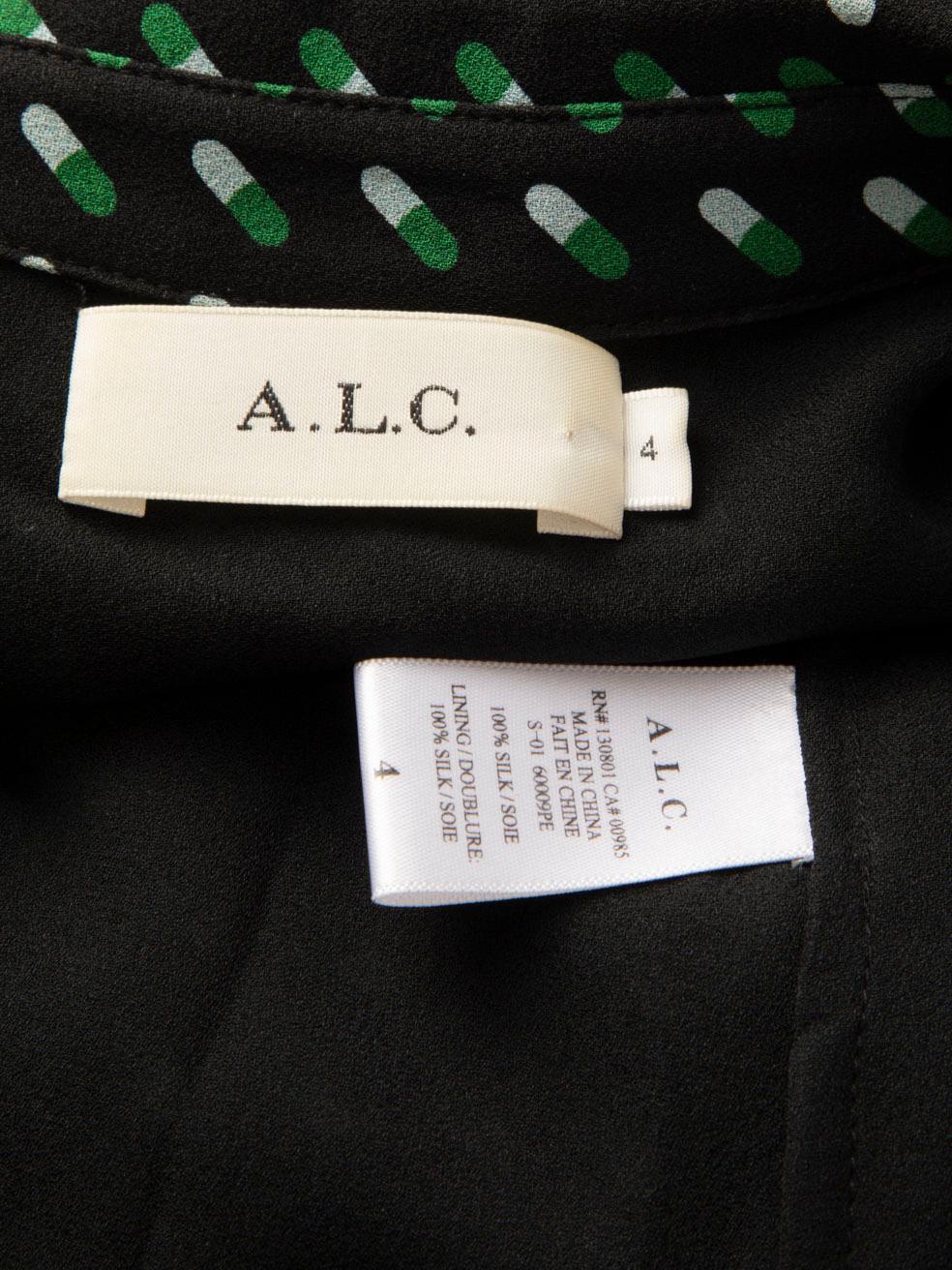 A.L.C. Silk Belted Mini Dress Size S 2