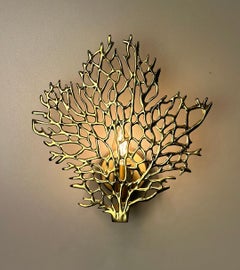 Alcamo Brass Casting Wall Sconce