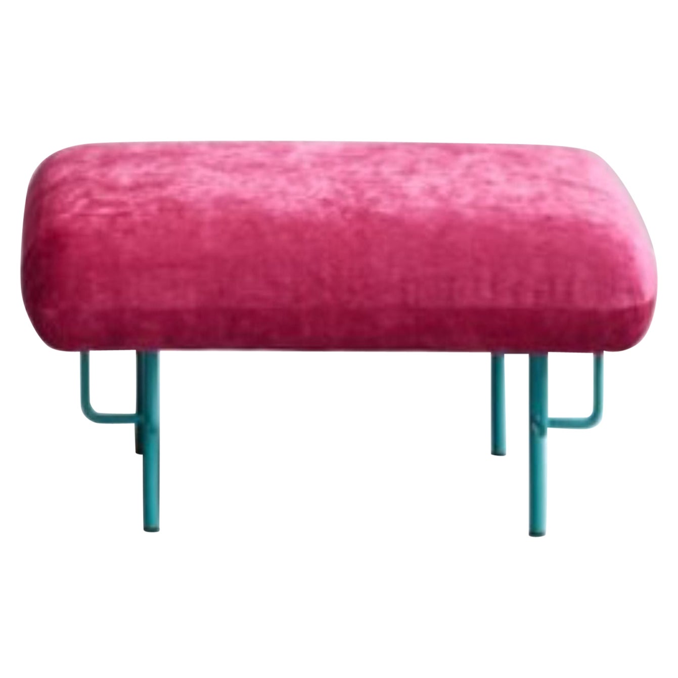 Alce Small Ottoman, Chromed by Pepe Albargues