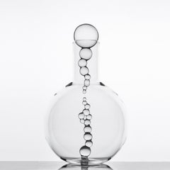 Contemporary Hand Blown Glass Bottle Alchemica Old Fashioned Set Liquor Bar