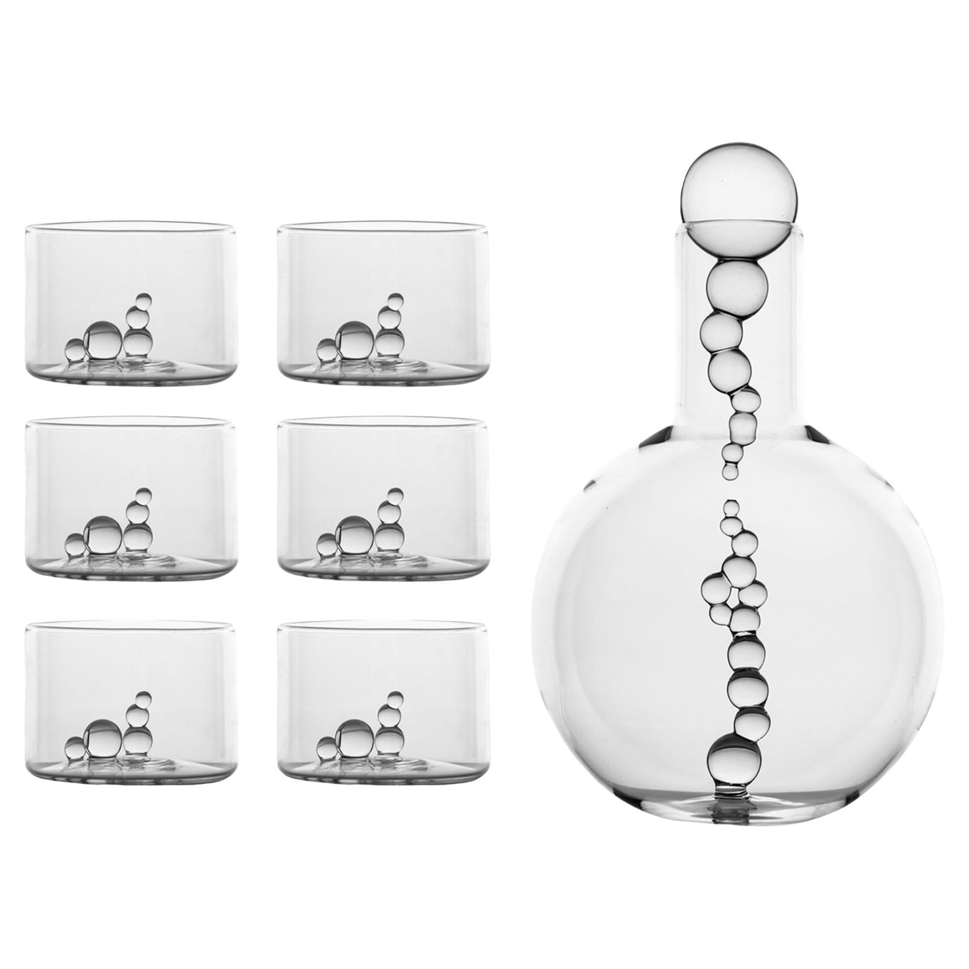 Alchemica Old Fashioned Set of 6 Glasses and Bottle For Sale