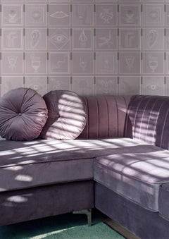Alchemici Lilla Orchidea Wallpaper, Essenziali Collection