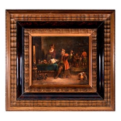 Alchemist, Oil on Canvas, Flemish School, 18th Century