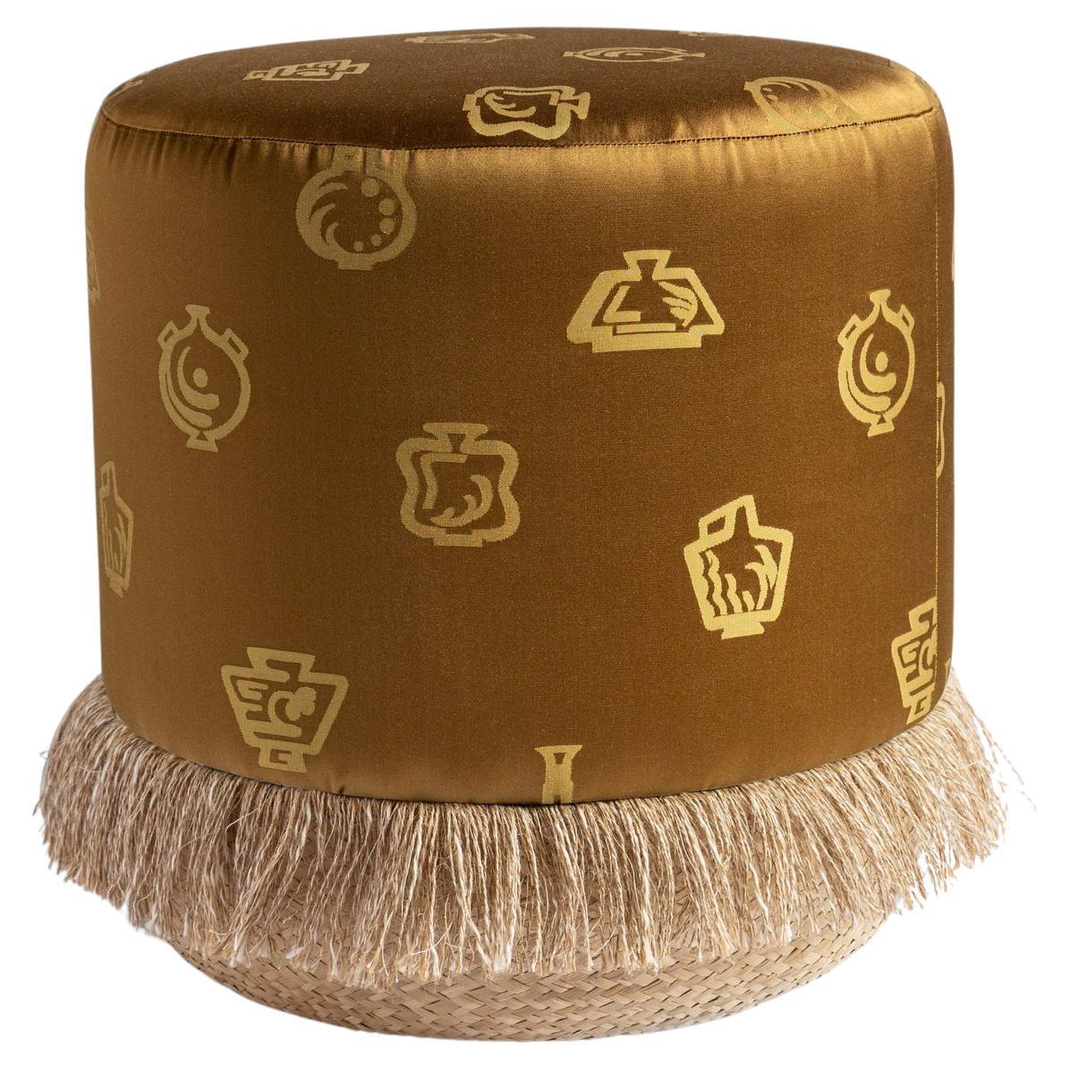 Alchimia Bronze de Gio Ponti, Pouf Contemporain de Vito Nesta