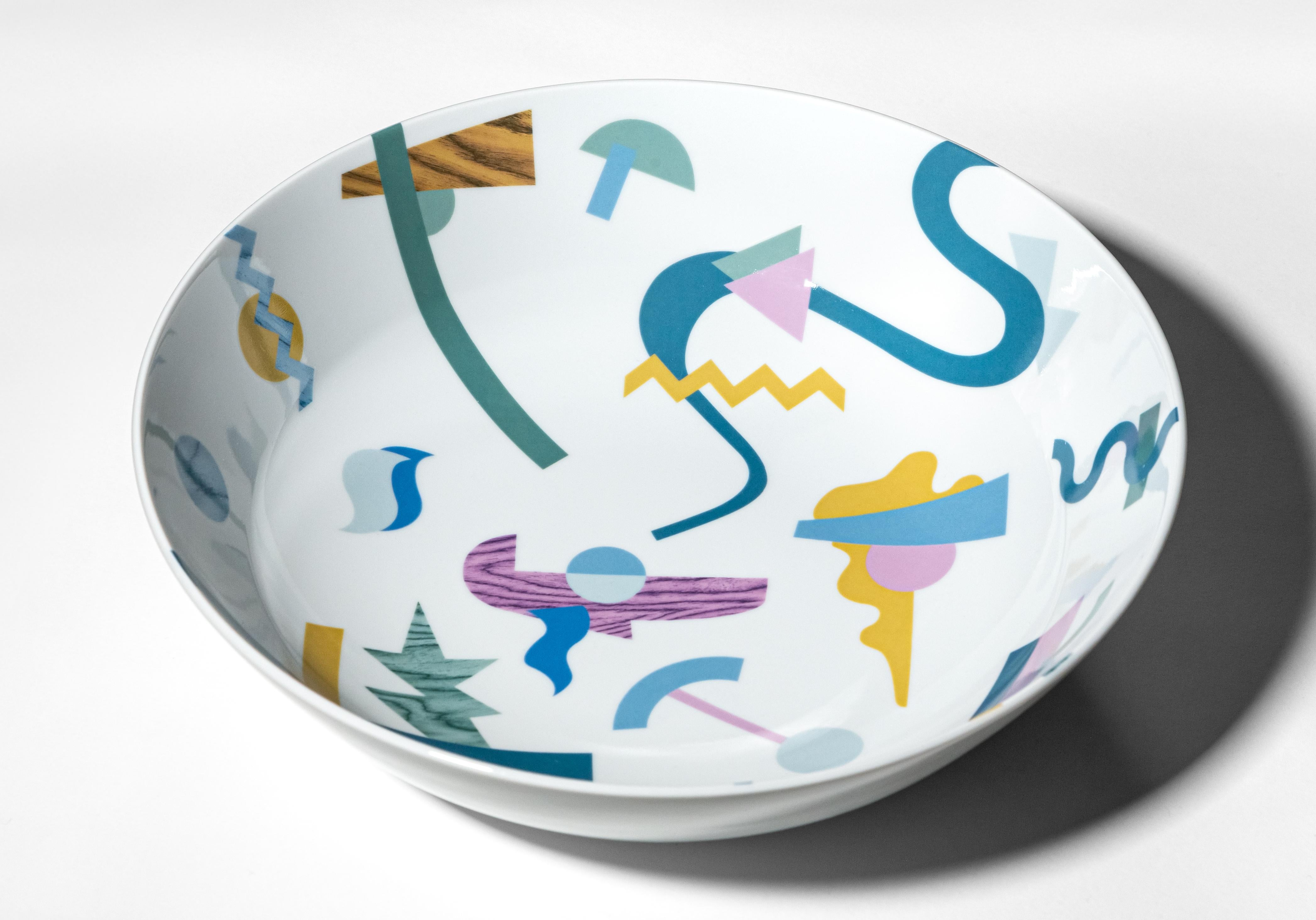 Alchimie Cuenco de porcelana decorado contemporáneo, diseño de Vito Nesta Otro en venta
