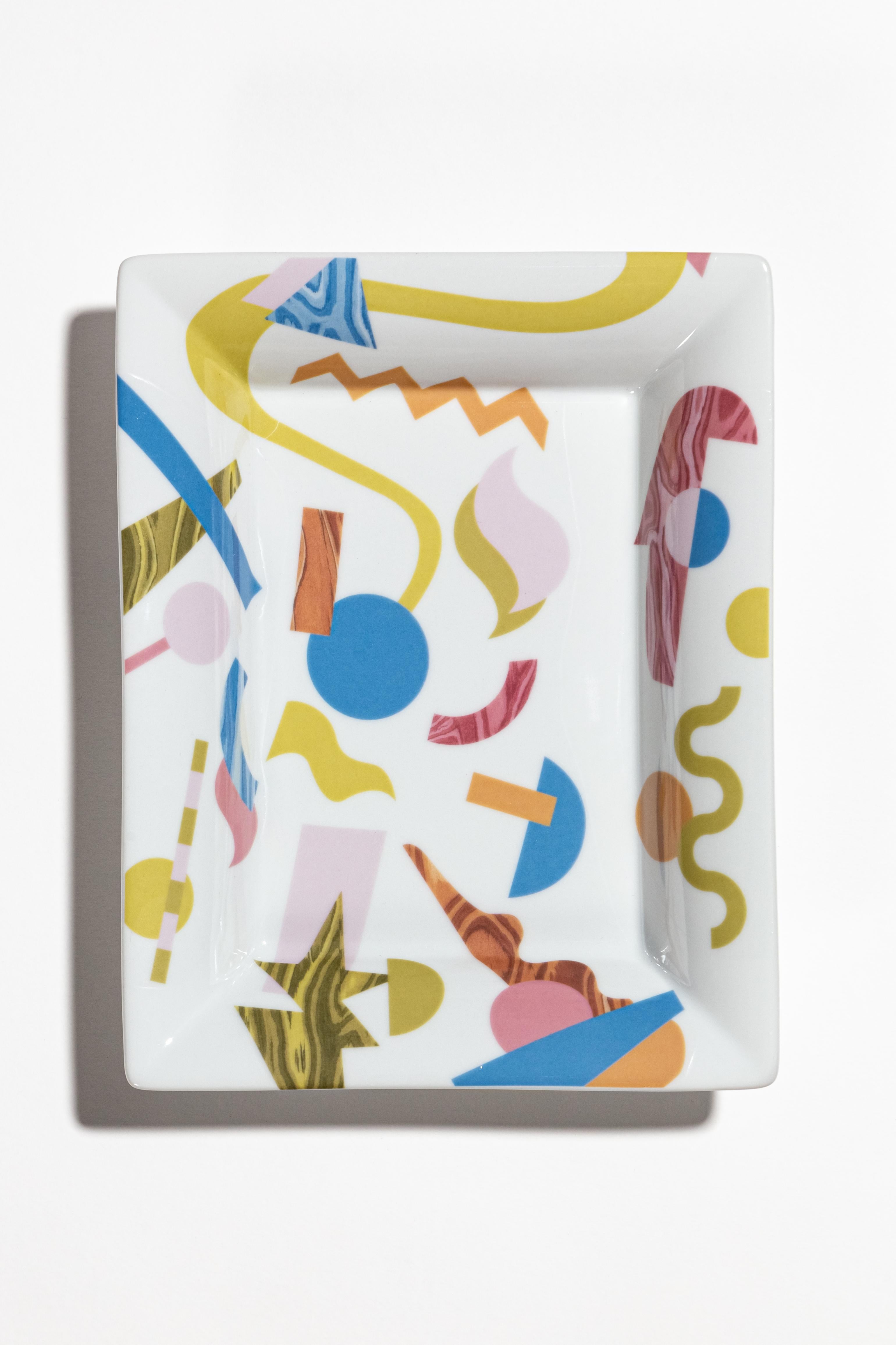 Vaciabolsillos contemporáneo de porcelana Alchimie, dos tamaños, de Vito Nesta en Nuevo estado para la venta en Milano, Lombardia