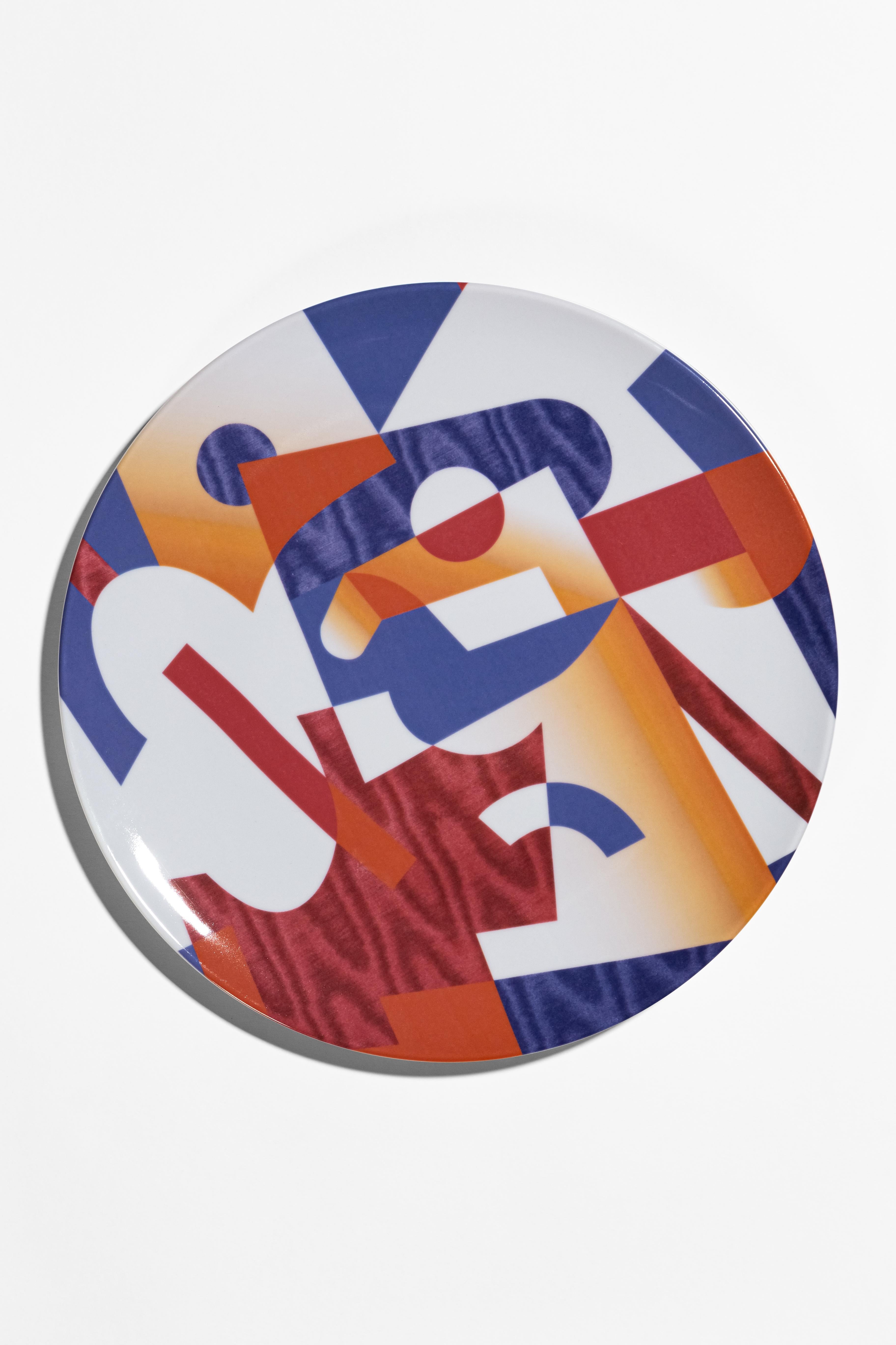 Alchimie, Seis Platos de Vajilla de Porcelana Contemporánea con Diseño Decorativo en Nuevo estado para la venta en Milano, Lombardia