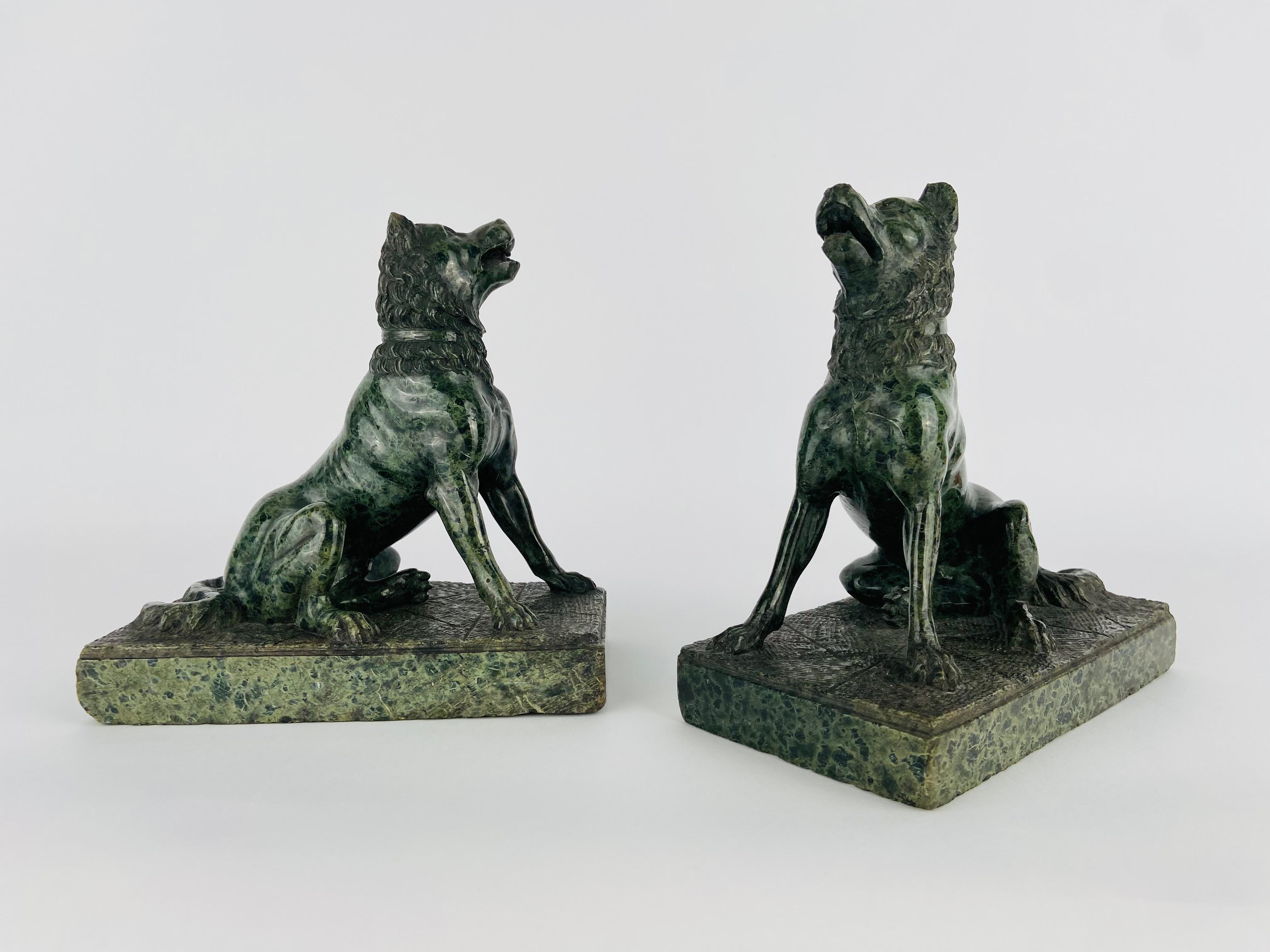 Hand-Carved Alcibiades dogs
