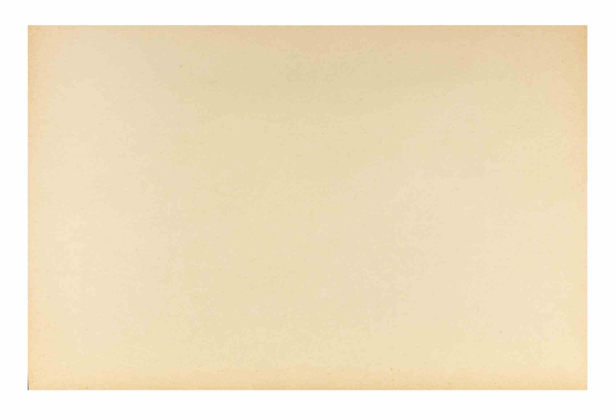 Vista de Venecia - Aguafuerte de Alcione Gubellini - Mediados del siglo XX en venta 1