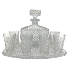 Alcohol Set - Carafe, 6 Glasses, Tray
