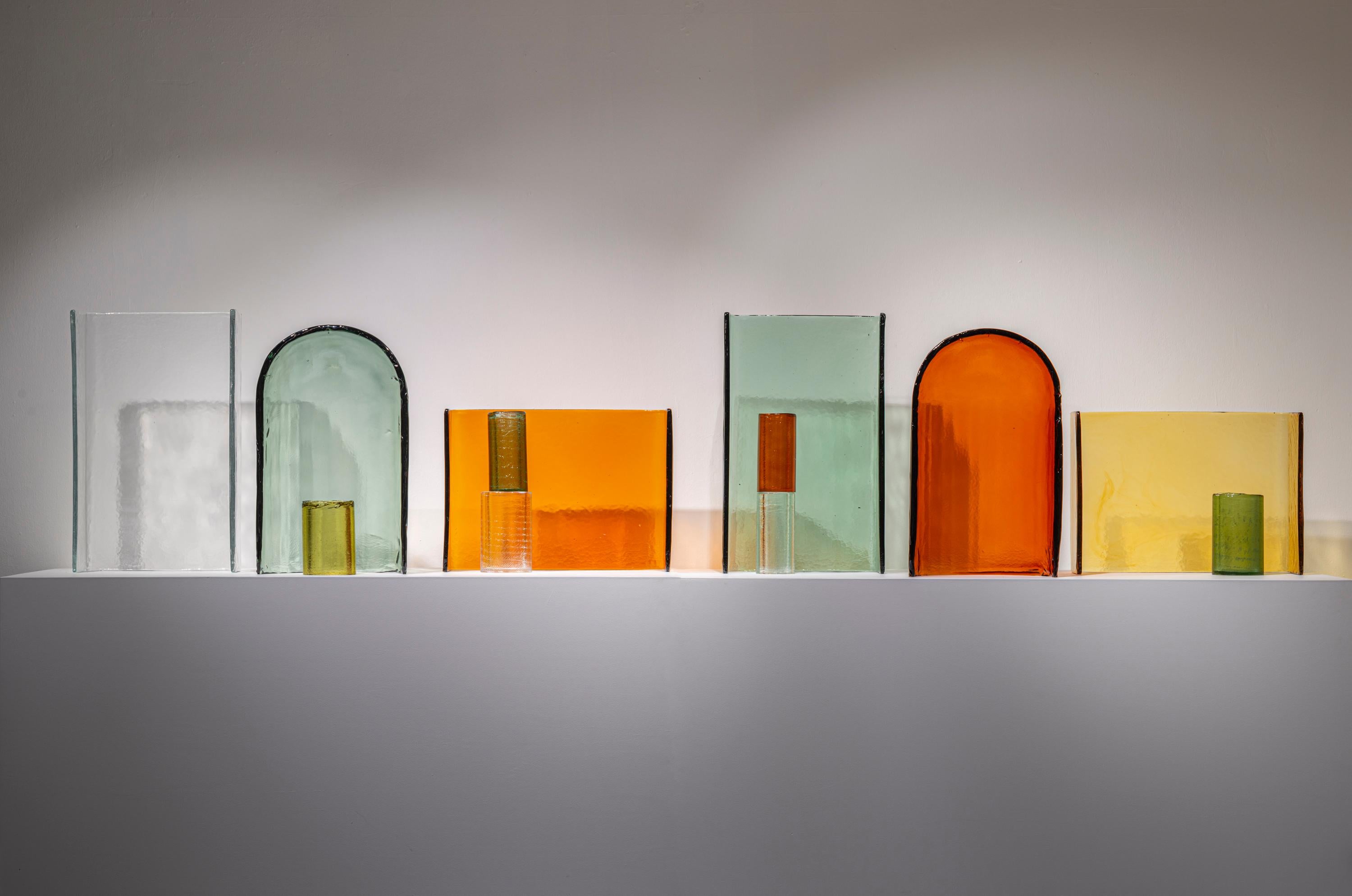 Alcova by Ronan and Erwan Bouroullec - Colección Florero de cristal colado - Set 01 Vaciado en venta