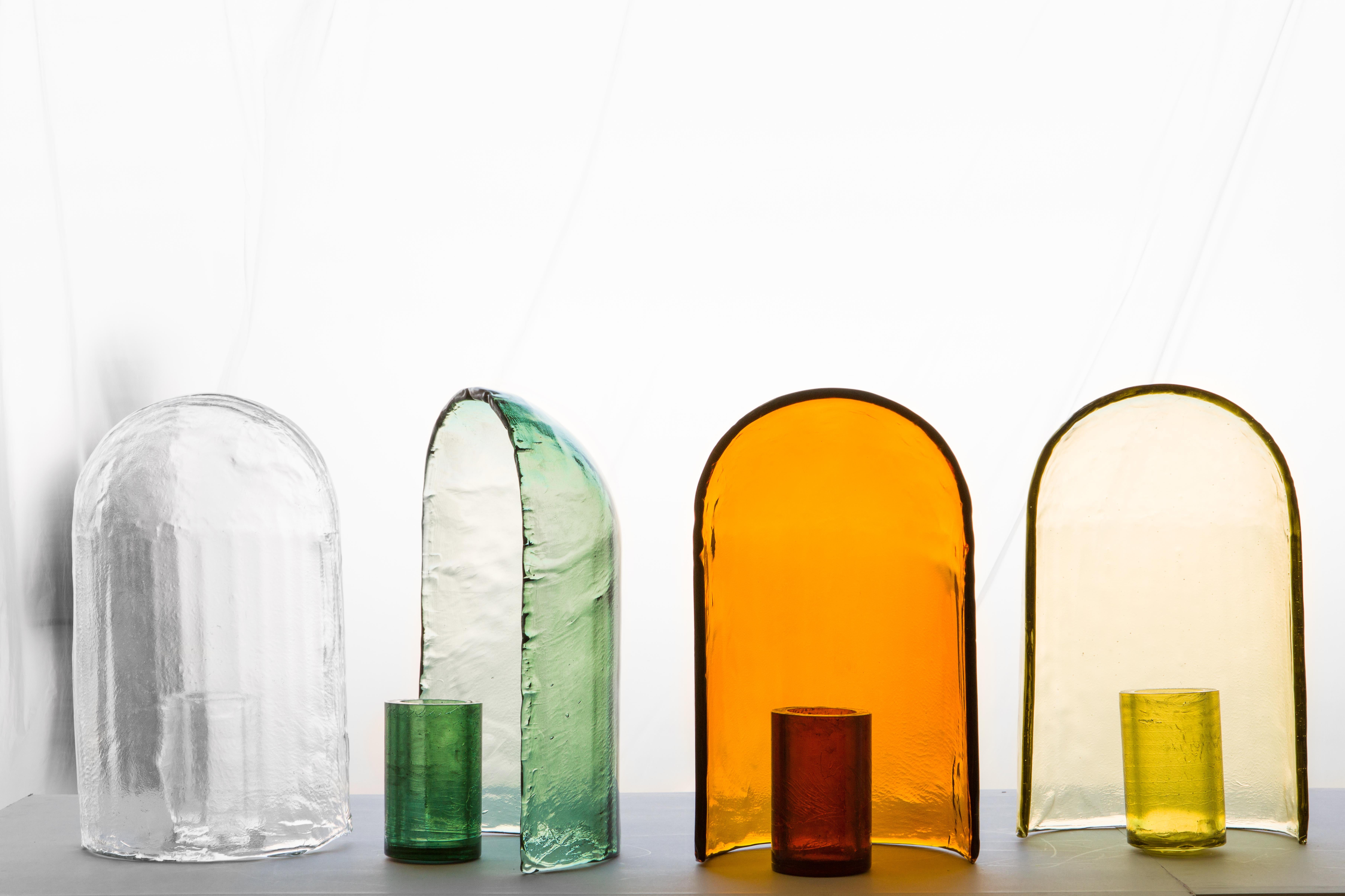 Alcova by Ronan and Erwan Bouroullec — Cast Glass Vase Collection — Set 02 For Sale 1