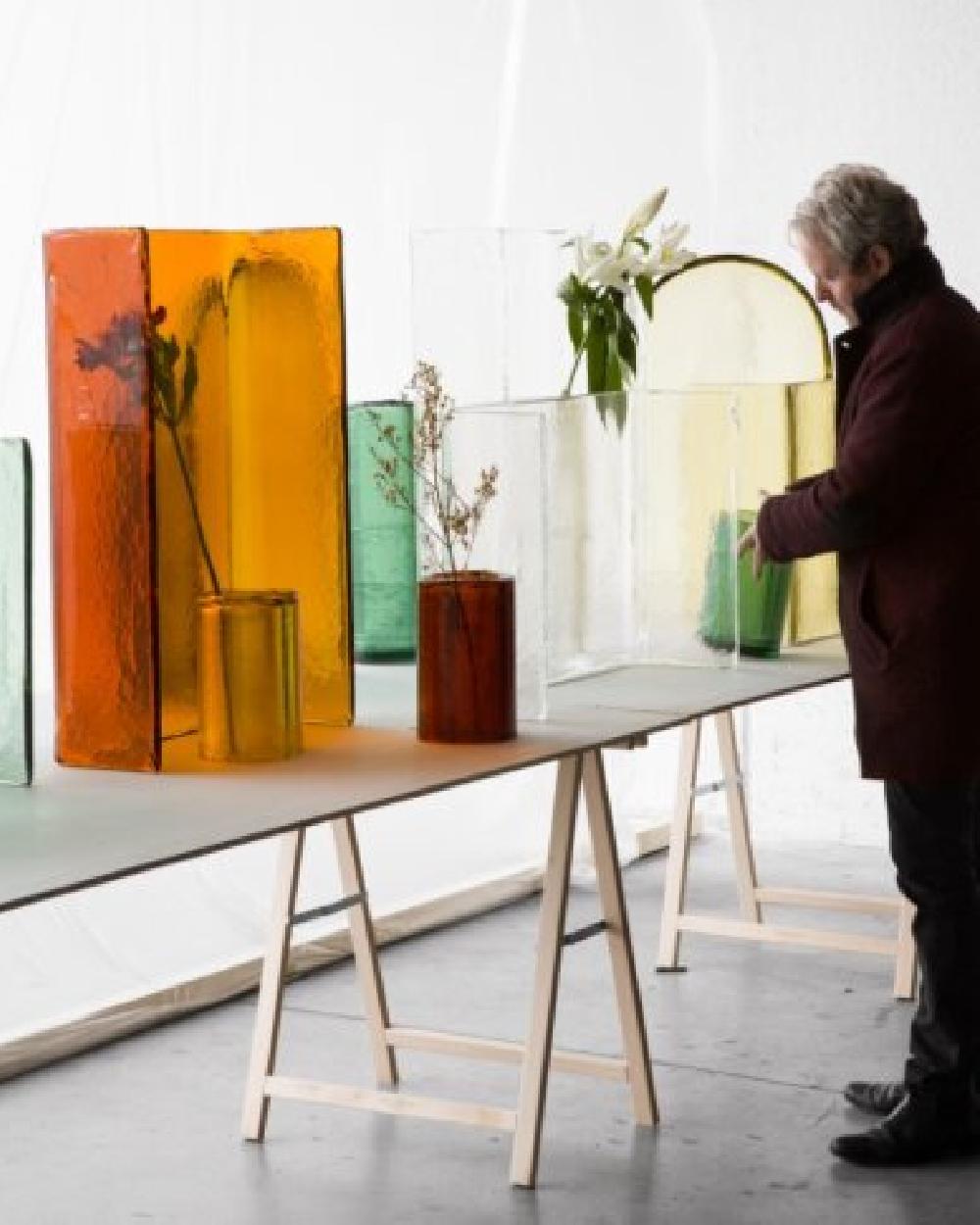ALCOVA Collection vases by Ronan and Erwan Bouroullec for Wonderglass In New Condition For Sale In Brooklyn, NY