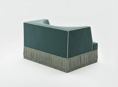 Alcove Armchair Couture Edition In Alpaca Velvet with Fringes