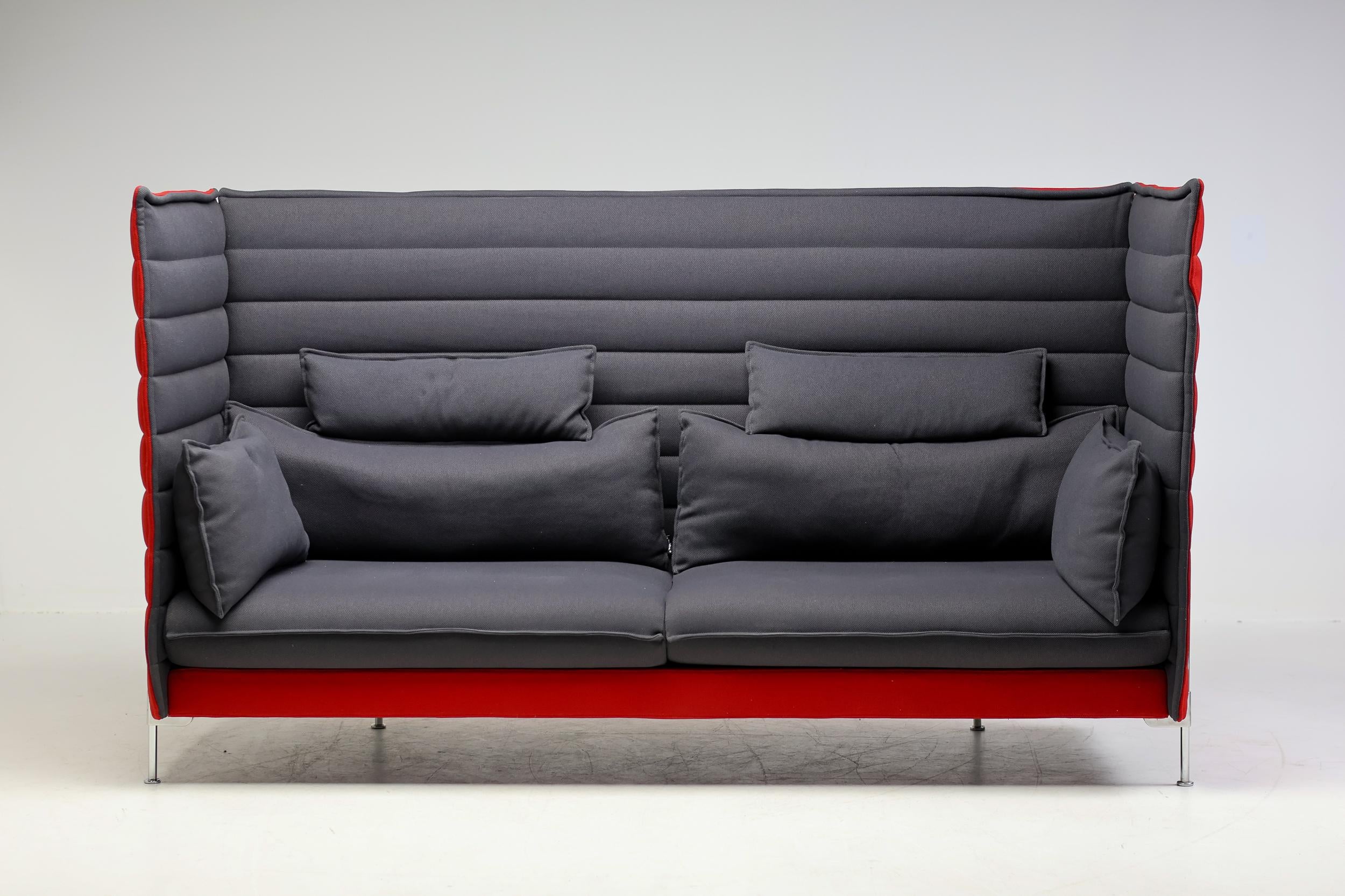 A sofa is both a social space and a security zone. It’s an environment of its own: a room inside a room, inside a home. With this in mind, Ronan and Erwan Bouroullec designed the Alcove Sofa, which was inspired by the Arabic “al-qubba”, and is a