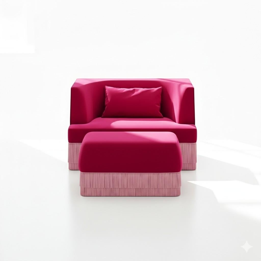 Une pièce sculpturale définie par sa silhouette architecturale et sa forme introspective. Le canapé Alcove présente un extérieur audacieux - rectangulaire et linéaire - qui révèle délicatement une courbe intérieure douce et concave. Le Design/One