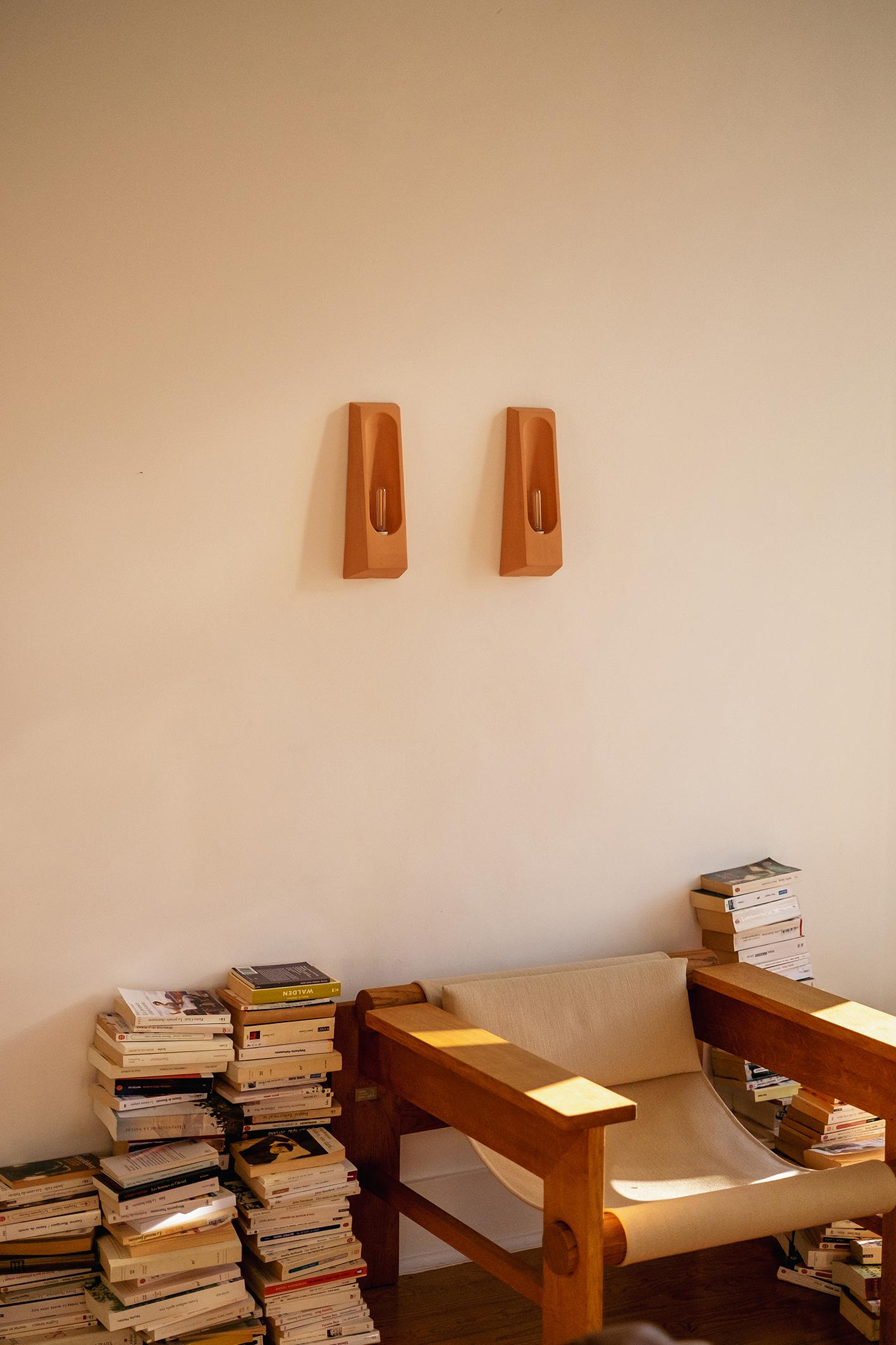 Lámpara de pared Alcove Terra M de Violaine d'Harcourt Portugués en venta