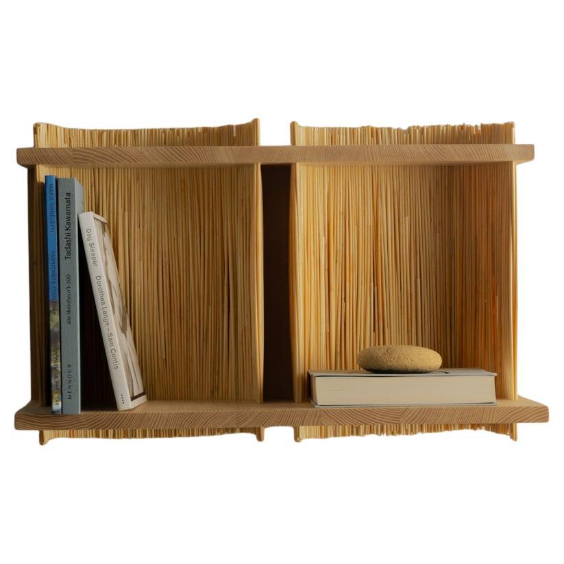 ALCOVE Wandregal Modul 2, Eschenholz, Handgefertigt in Frankreich