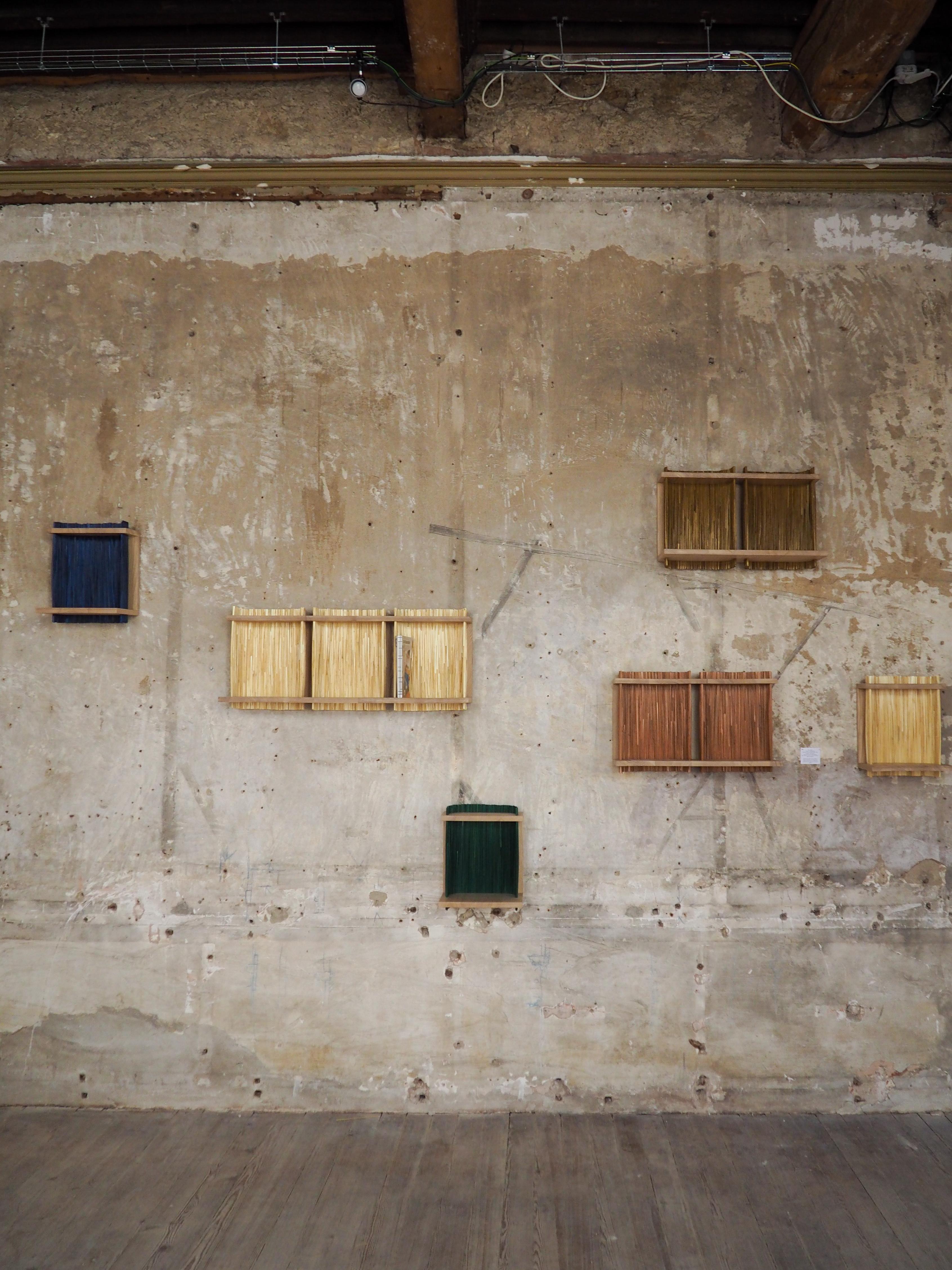 ALCOVE Wall Shelf Module 2, Ash wood, Handmade in France For Sale 4