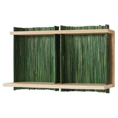 Alcove Wall Shelf Module 2, Ash Wood, Handmade in France, OROS Edition