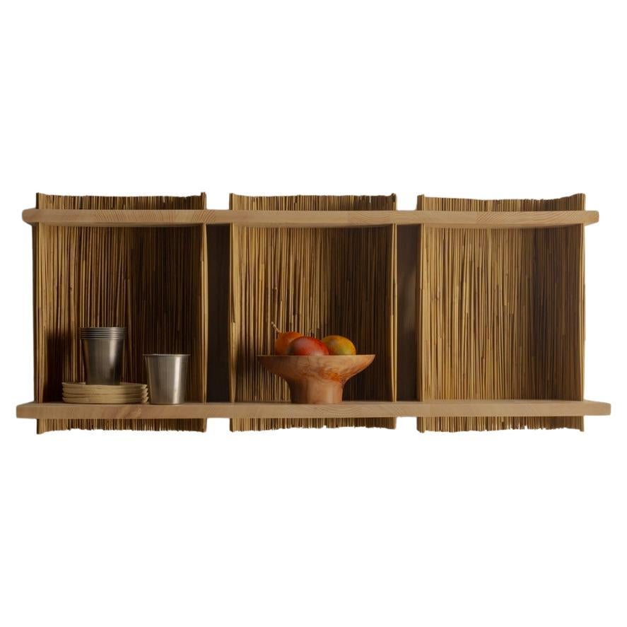 ALCOVE Scaffale da parete Module 3, Wood Wood, Fatto a mano in Francia