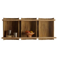 ALCOVE Wandregal Modul 3, Eschenholz, Handgefertigt in Frankreich