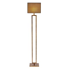 Aldebaran – Sculptural Italian Floor Lamp in Burnished Metal