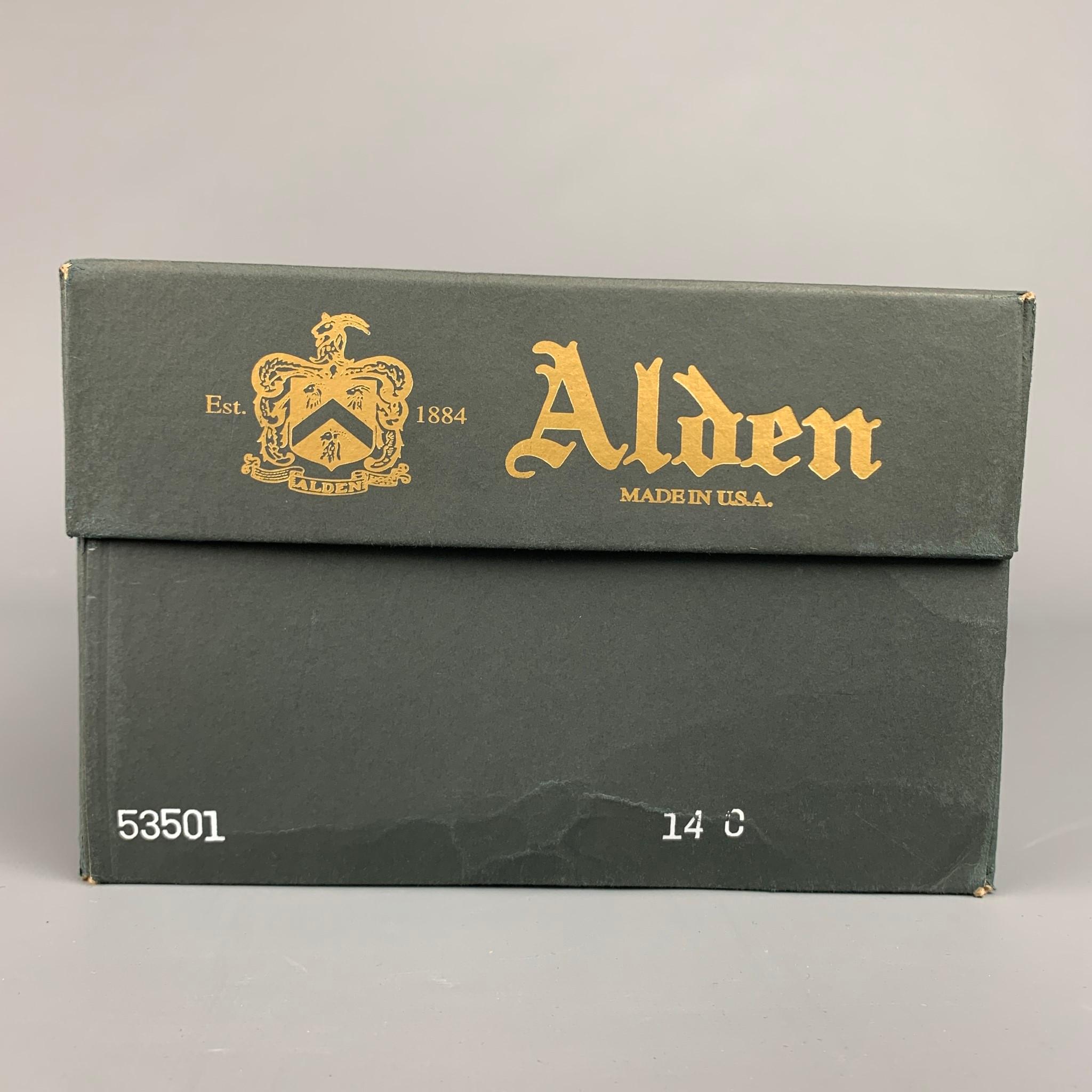 Men's ALDEN 53501 Size 14 Color 8 Cordovan Leather Lace Up Shoes