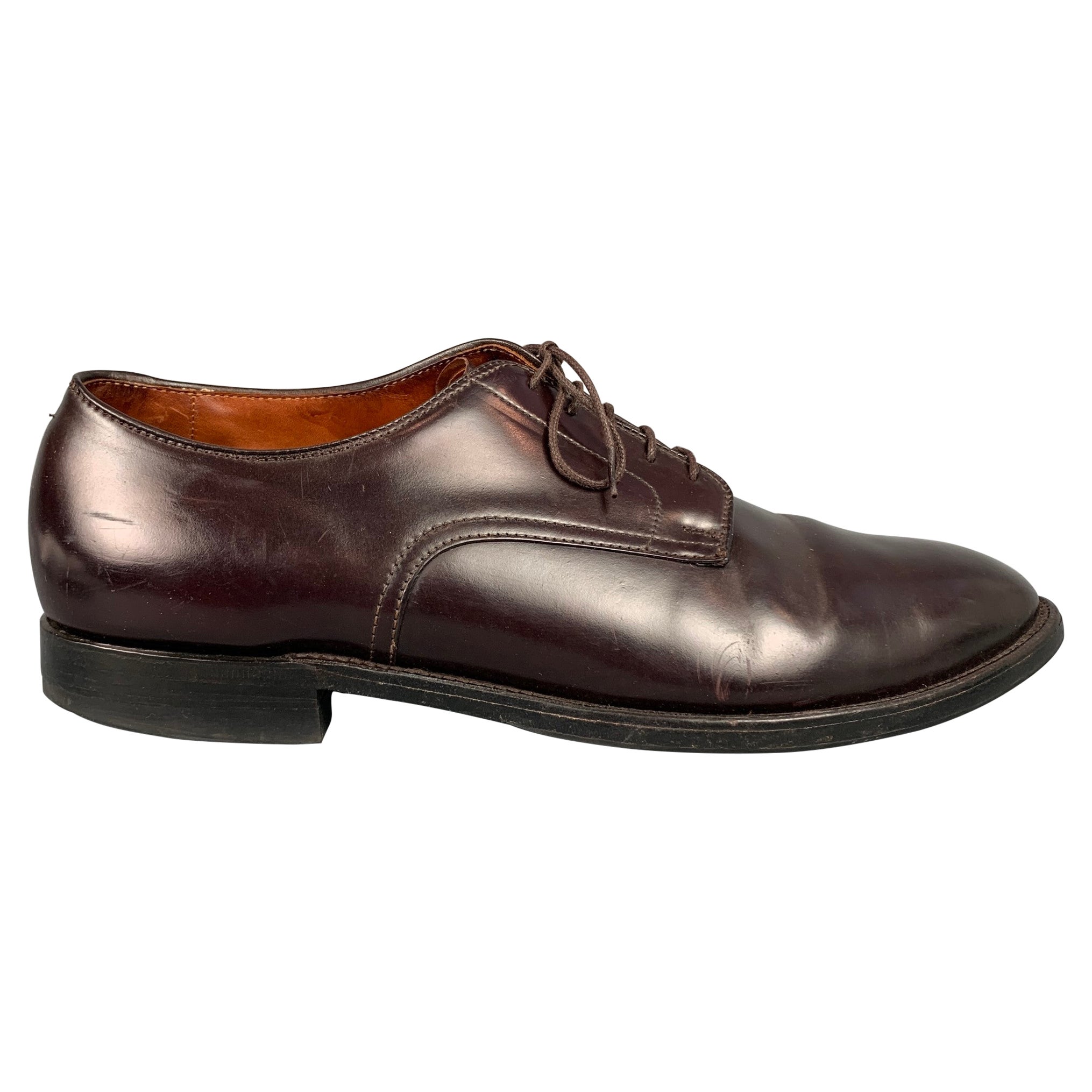 ALDEN 53501 Größe 14 Farbe 8 Cordovan Leder Schnürschuhe