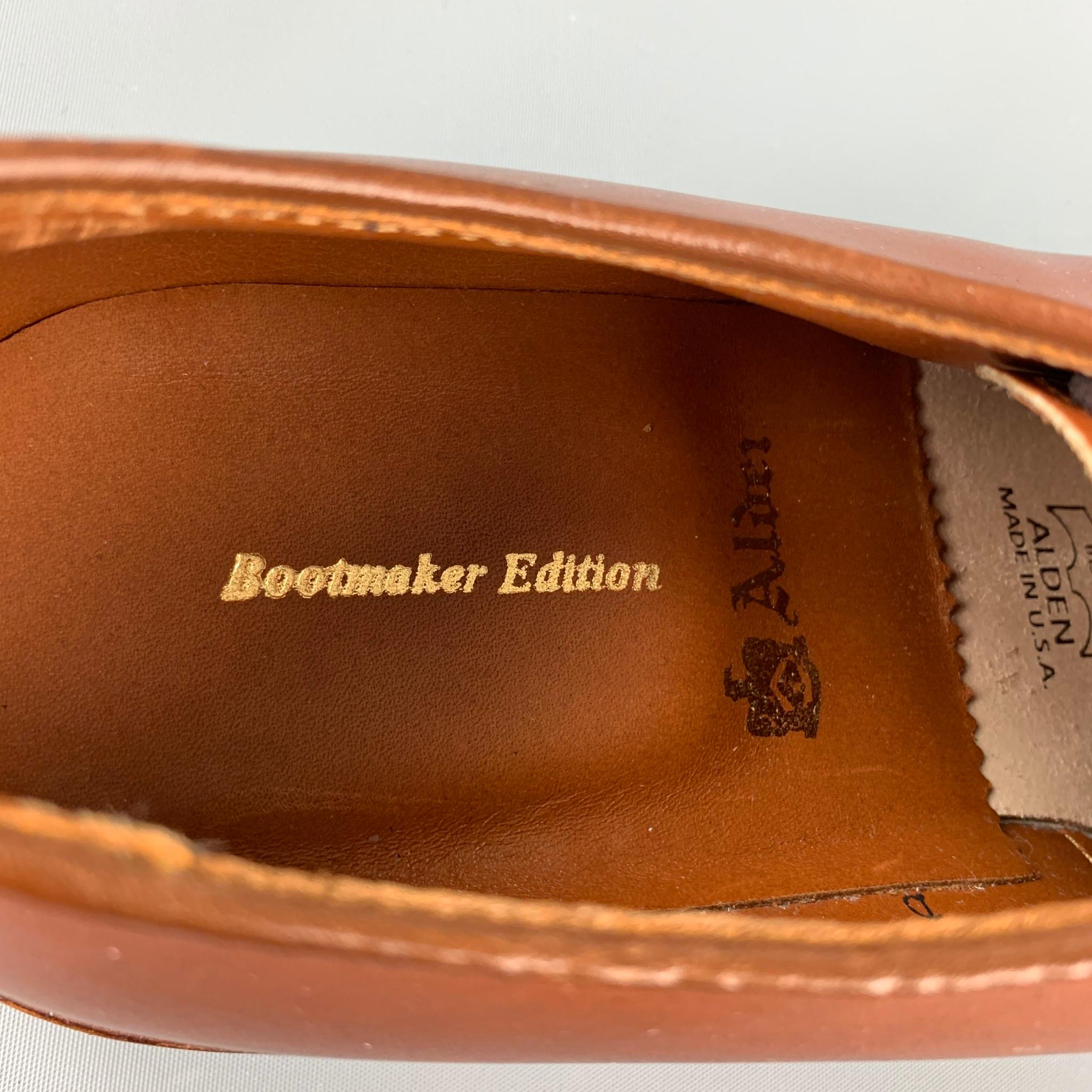 ALDEN Stiefelhersteller Edition Größe 6,5 Tan Leder 9528 Schnürschuhe 2
