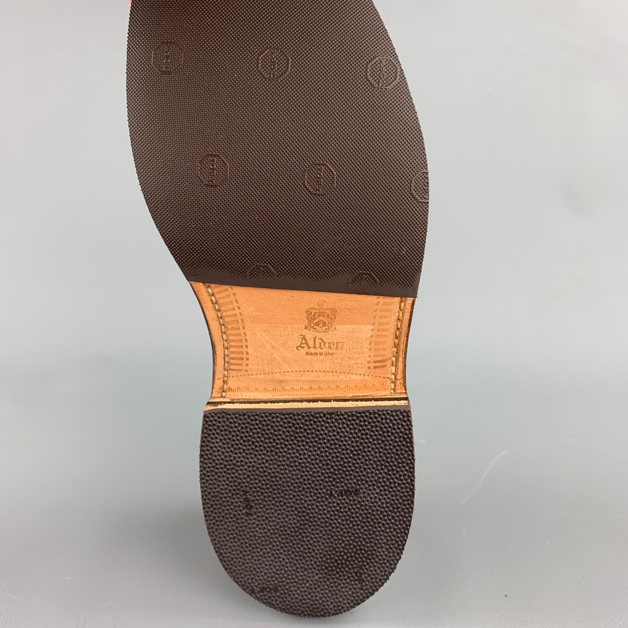 ALDEN Stiefelhersteller Edition Größe 6,5 Tan Leder 9528 Schnürschuhe 4
