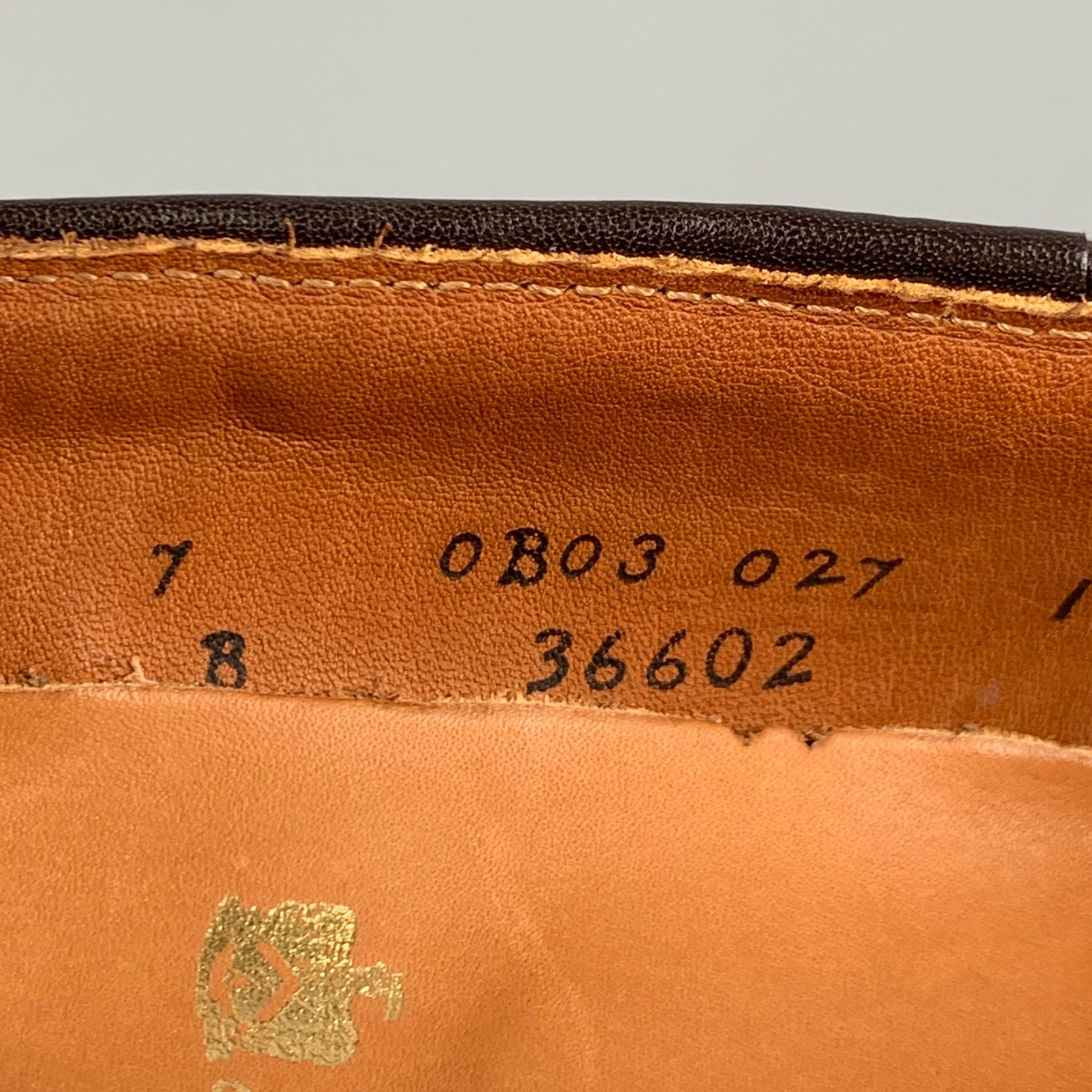 ALDEN Bootmaker Edition Size 7 Brown Leather Tassels Loafers 2