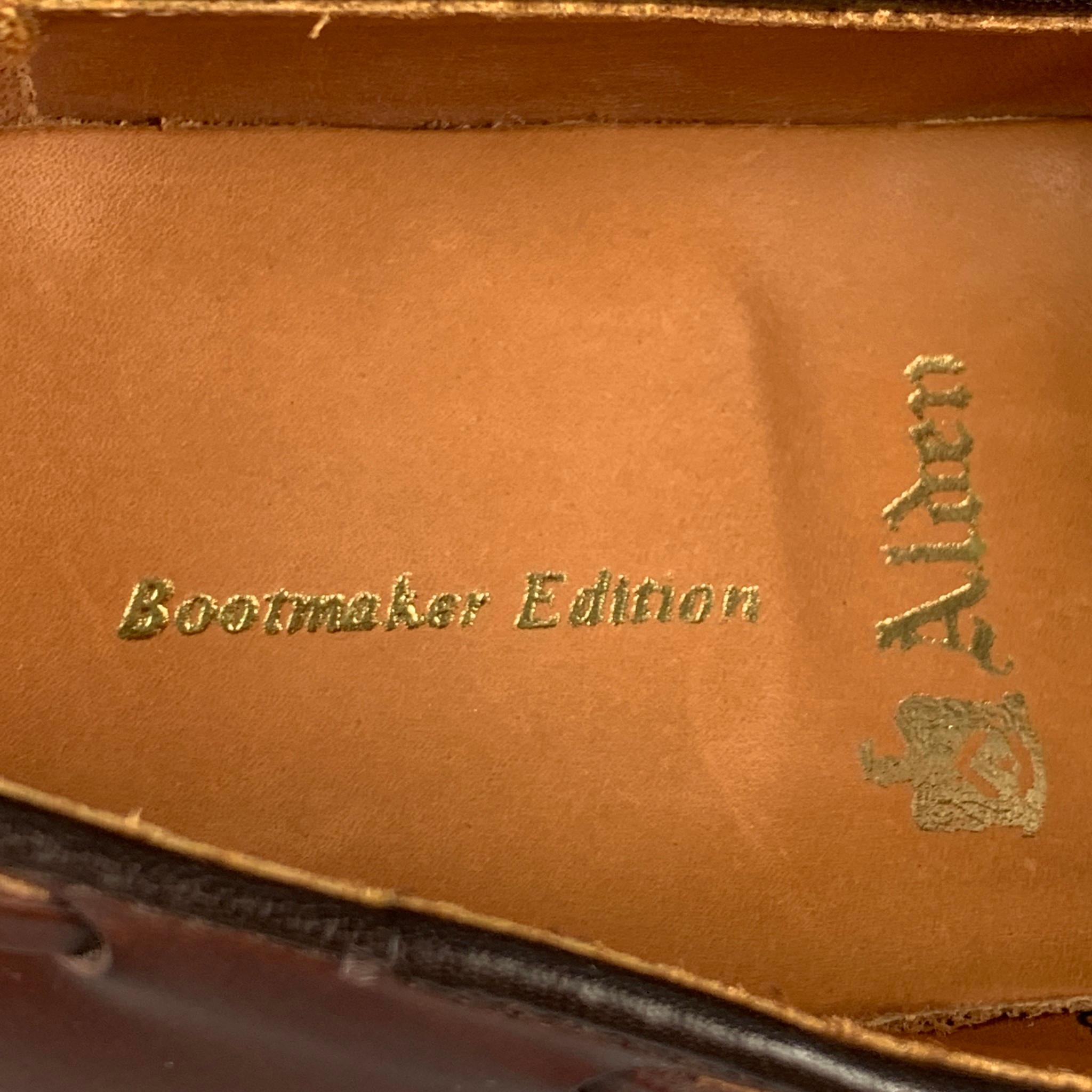ALDEN Bootmaker Edition Size 7 Brown Leather Tassels Loafers 3