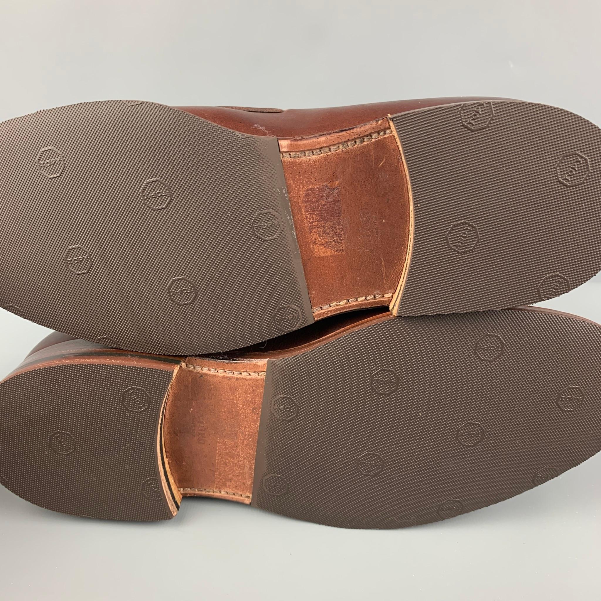 ALDEN Bootmaker Edition Size 7 Brown Leather Tassels Loafers 5