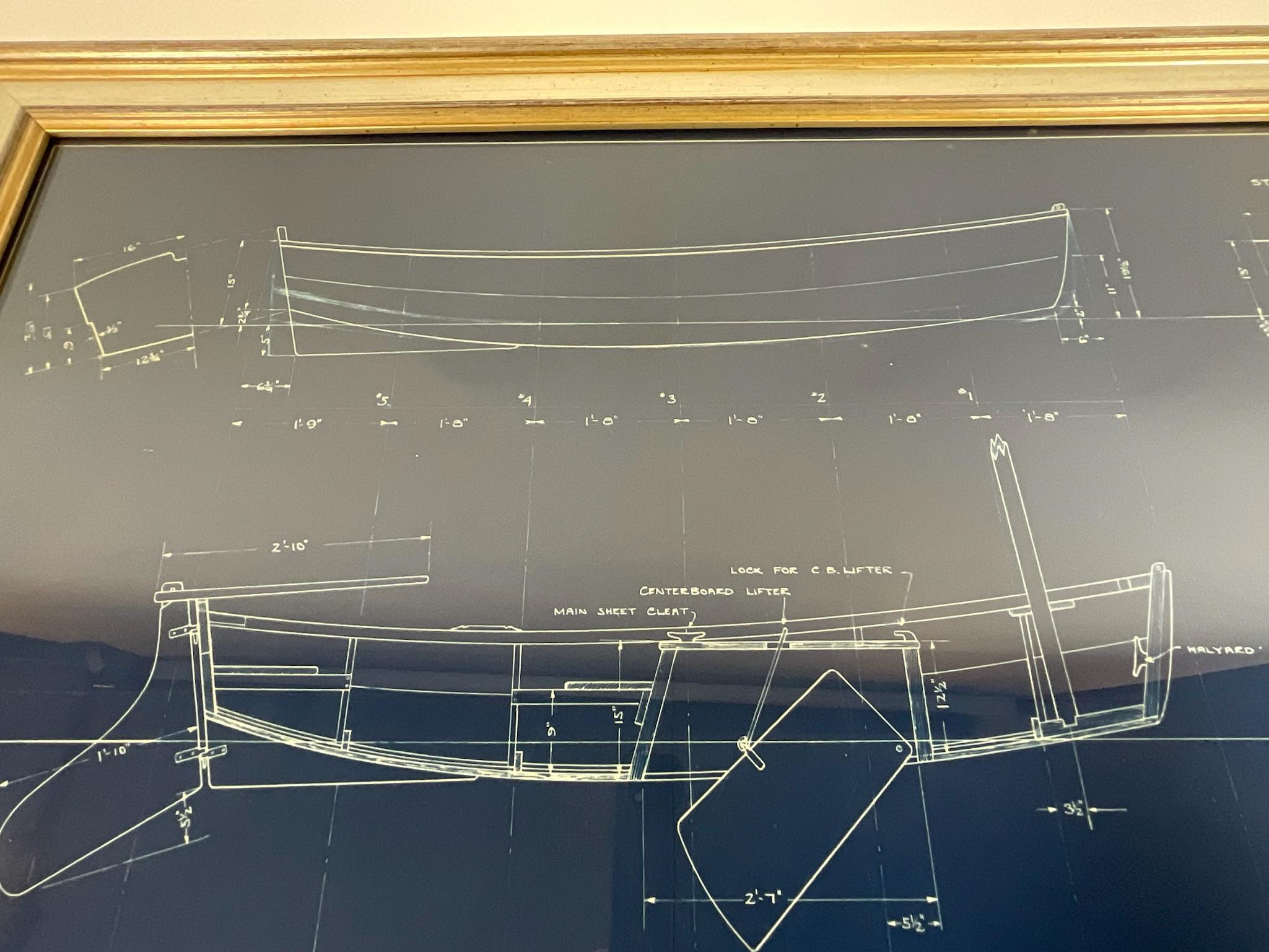 Design/One n° 548, Blueprint de l'esquif à voile en vente 6