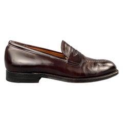 ALDEN Size 10 Color 8 Cordovan Leather Penny Loafers