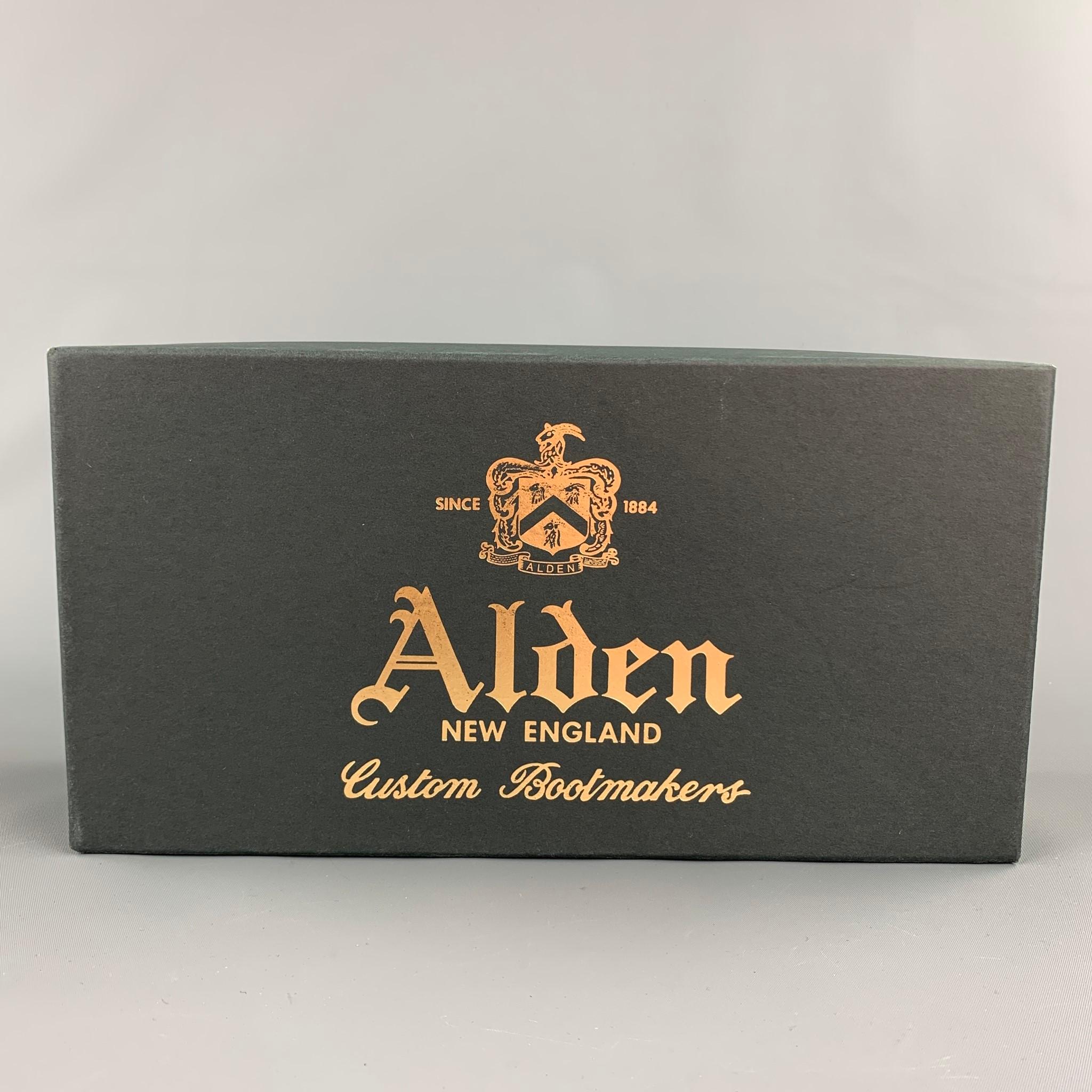 ALDEN Size 7 Burnished Tan Calf Leather Tassels Moccasins 662 Loafers 3